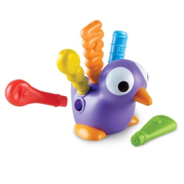 Engaging Learning Resources Fine Motor Peacock Toy for Toddlers