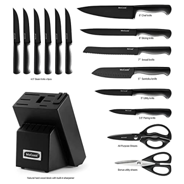 Top McCook® Knife Sets with Built-in Sharpener
