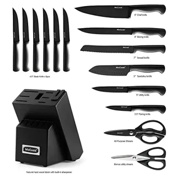 Top McCook® Knife Sets with Built-in Sharpener
