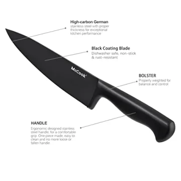 Top McCook® Knife Sets with Built-in Sharpener