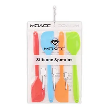 Premium Silicone Spatulas - Heat-Resistant Baking Off Tools