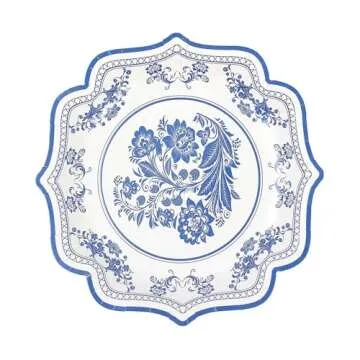 Elegant 25 Pack Disposable Plates for All Occasions