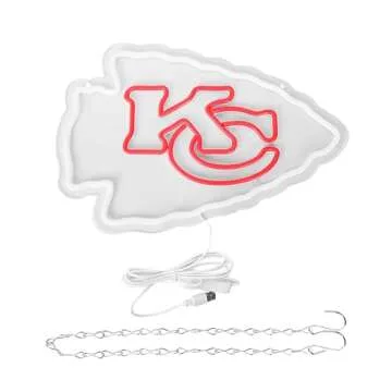 Brineon LED Football Neon Sign for Man Cave Decor