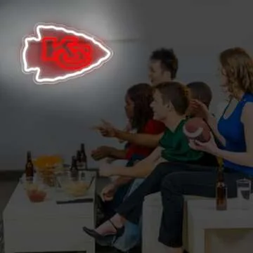 Brineon LED Football Neon Sign for Man Cave Decor