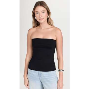 Susana Monaco Women's Fold Over Tube Top - Stylish Comfort for Every Occasion