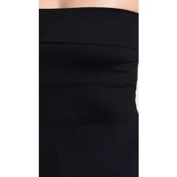 Susana Monaco Women's Black Fold Over Tube Top for Style