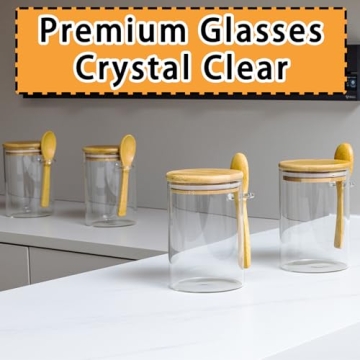 MHDCLY Overnight Oats Containers for Meal Prep