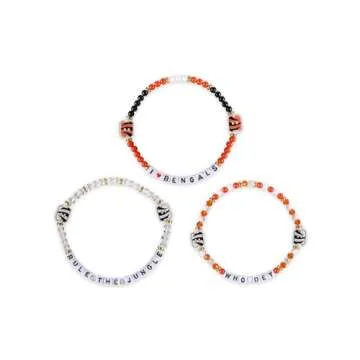 Cincinnati Bengals Friendship Bracelets - Unisex 3 Pack