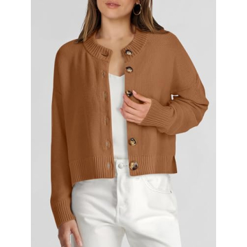 Stylish ANRABESS Women’s Knit Cardigan - Perfect for Spring