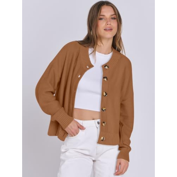 Stylish ANRABESS Women’s Knit Cardigan - Perfect for Spring