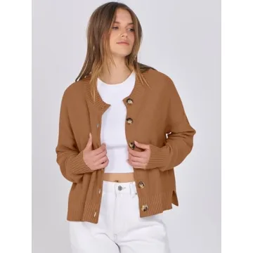 Stylish ANRABESS Women’s Knit Cardigan - Perfect for Spring
