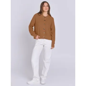 Stylish ANRABESS Women’s Knit Cardigan - Perfect for Spring