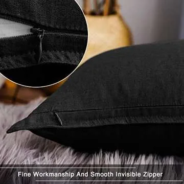 Jeanerlor 24x24 Inch Decorative Throw Pillow Covers Set