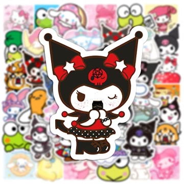 Kawaii Sanrio Stickers 50pcs Waterproof Fun for Teens