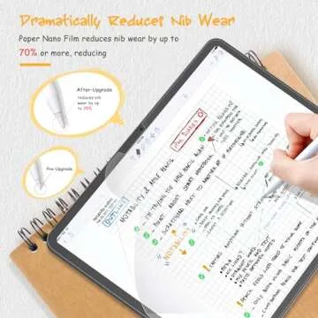 DOTZAGG 2 Pack Paper Nano Screen Protector Compatible with iPad Pro 11 Inch 2024 (M4), New Version for Paper Art Writing and Drawing, Anti Glare, Nib Friendly, Easy Installation