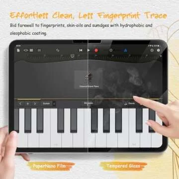 DOTZAGG 2 Pack Paper Nano Screen Protector Compatible with iPad Pro 11 Inch 2024 (M4), New Version for Paper Art Writing and Drawing, Anti Glare, Nib Friendly, Easy Installation