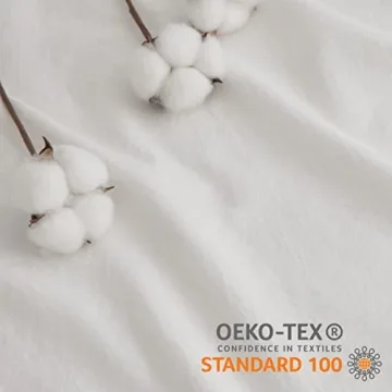 Bedsure Cotton Duvet Cover Set Queen Size for All Seasons