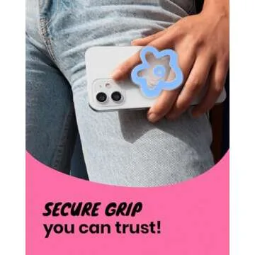 OnTheGrip Daisy Flower Mobile Phone Grip Stand - Unique Design