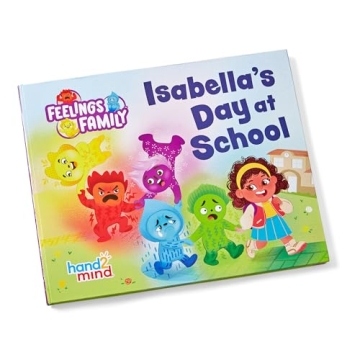 hand2mind Feelings Family Storybook and Plush Set