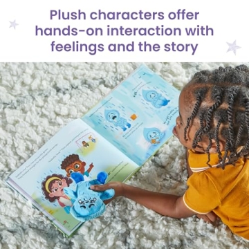 hand2mind Feelings Family Storybook and Plush Set