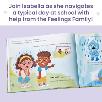 hand2mind Feelings Family Storybook and Plush Set