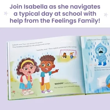 hand2mind Feelings Family Storybook and Plush Set