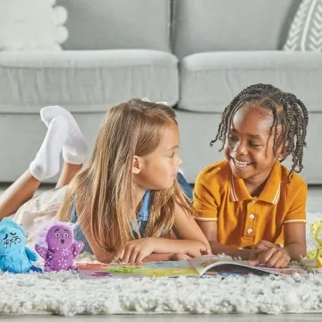 hand2mind Feelings Family Storybook and Plush Set