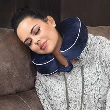 World's Best Neck Pillow - Soft Memory Foam Comfort