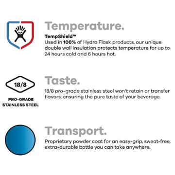 Hydro Flask Water Bottle - 32 oz Stainless Steel Insulated