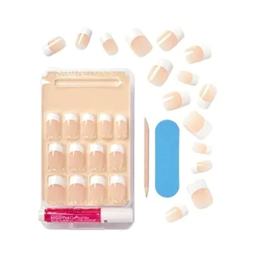 Kiss Everlasting Nail Kit with Gloss Finish - 28 Count