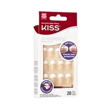 Kiss Everlasting Nail Kit with Gloss Finish - 28 Count