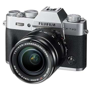Fujifilm X-T20 Mirrorless Digital Camera - Versatile 24.3MP with 4K Video Capability