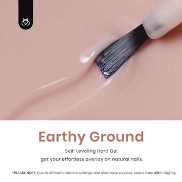 Beetles Builder Gel for Nails 7 in 1 Builder Strengthener Gel Nude Purple Gel Translucent Sheer Purp...