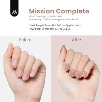 Beetles Builder Gel for Nails 7 in 1 Builder Strengthener Gel Nude Purple Gel Translucent Sheer Purple Hard Gel Builder Extension for Nail Art Base Gel Needed Valentine's Day Gift for Women