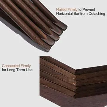 ELONG HOME Wooden Hangers - Elegant 20 Pack for Organized Closets