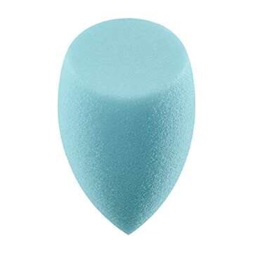 Real Techniques Miracle Airblend Sponge, Matte Makeup Blending Sponge, For Liquid, Cream, & Powder Products, Offers Medium To Full Coverage, Foundation Sponge, Latex-Free Foam, 1 Count