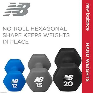 New Balance 10lb Neoprene Coated Dumbbell - Home Gym Essential