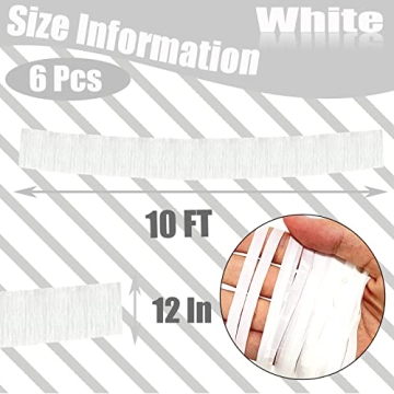 Stunning 6 Pack Metallic Fringe Garland Set for All Occasions