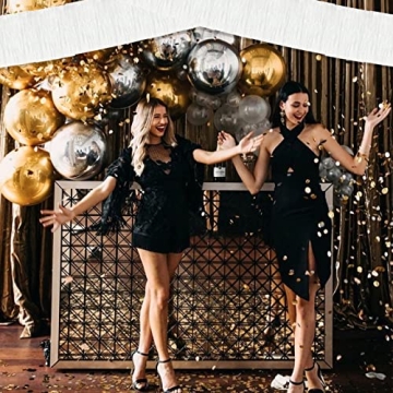 Stunning 6 Pack Metallic Fringe Garland Set for All Occasions