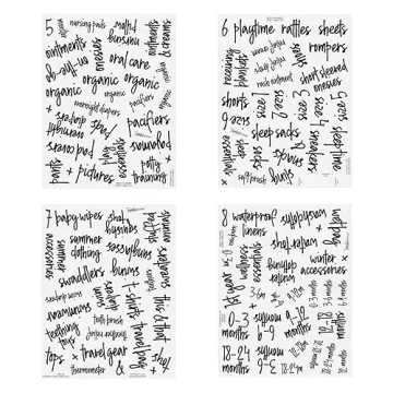 Talented Kitchen Baby & Nursery Label Set for Organization