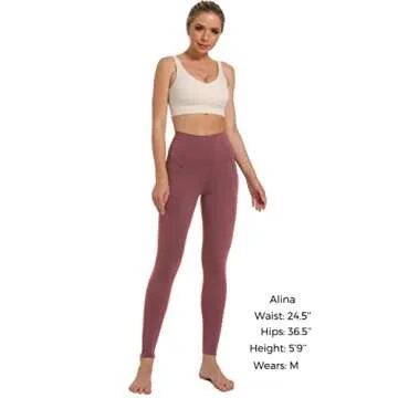 Free Leaper High Waisted Leggings with Pockets for Women
