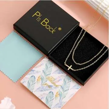 Stylish 14K Gold Cross Necklace for Women - Faith Jewelry