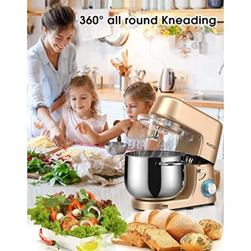 KUCCU 9.5 Qt Stand Mixer with 660W Power & Accessories
