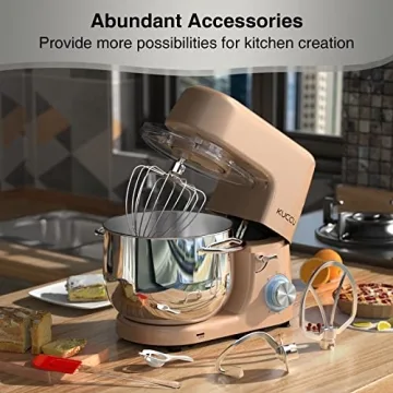 KUCCU 9.5 Qt Stand Mixer with 660W Power & Accessories