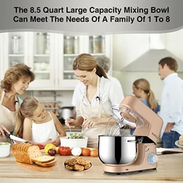 KUCCU 9.5 Qt Stand Mixer with 660W Power & Accessories
