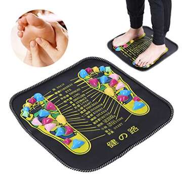 Revitalize Your Feet: HURRISE Acupressure Massage Mat - Pain Relief & Health Benefits