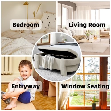 Wunlerlant 51.5" Ottoman with Large Storage Space