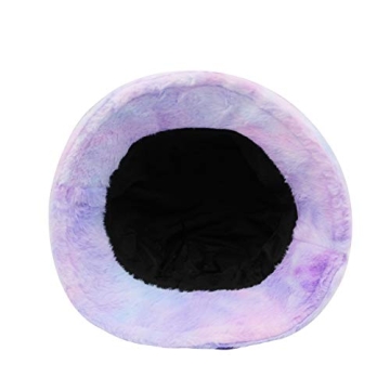 JUMISEE Fuzzy Tie Dye Winter Bucket Hat for Women