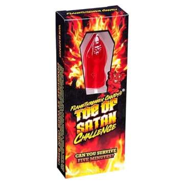 World's Hottest Candy Bundle - Fiery Gummy, Lollipop, Chocolate