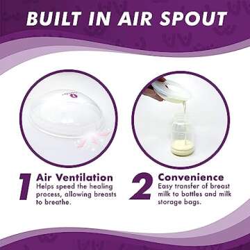 Mommyz Love Breast Shells Milk Catcher for Nursing Mothers